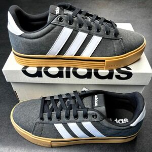 Adidas Daily 4.0 Mens Size 9 Womens Size 10 Shoes Gray White Gum Sole IF4492 NEW